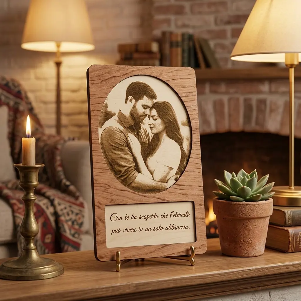 Foto Incise su Legno: Trasforma i tuoi Ricordi in Regali Unici