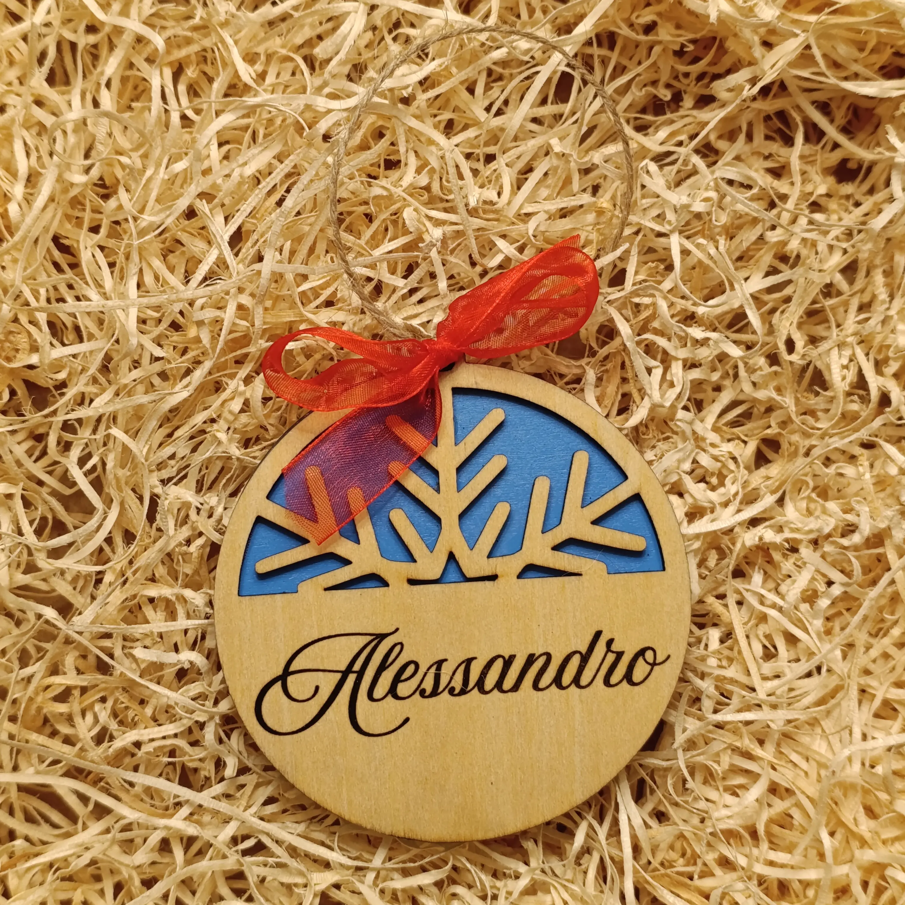 Pallina di Natale con nome