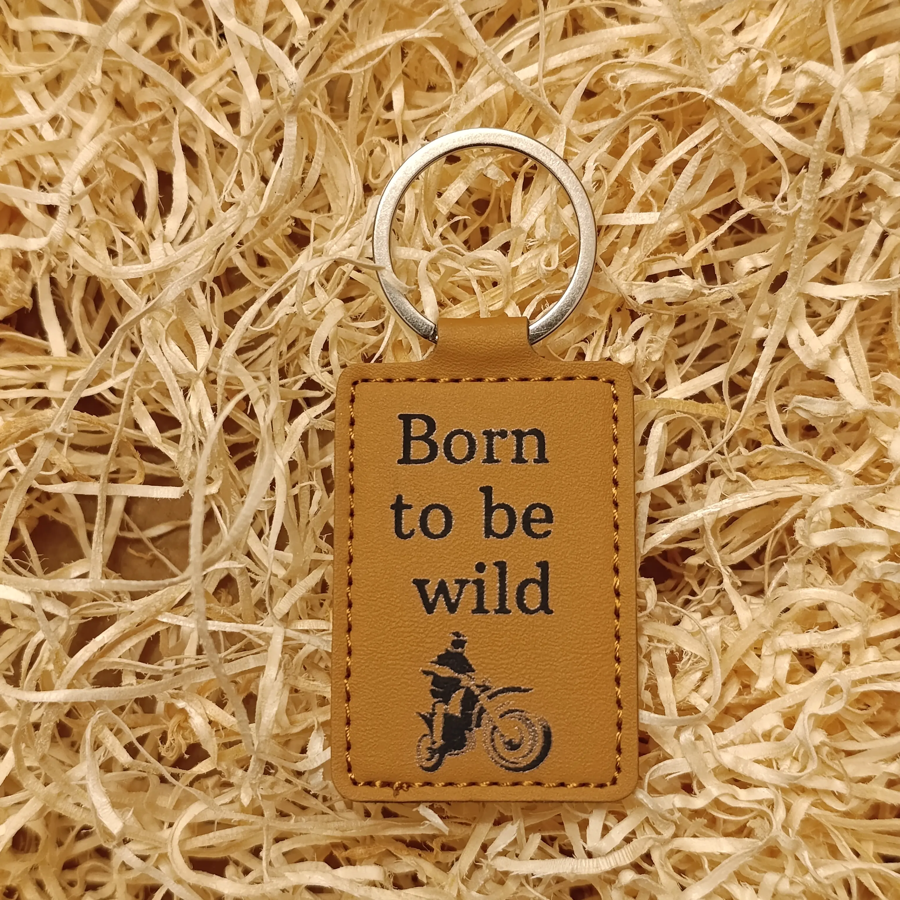 Portachiavi in pelle sintetica