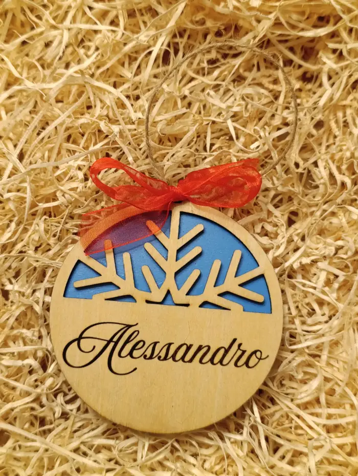 Pallina di Natale con nome