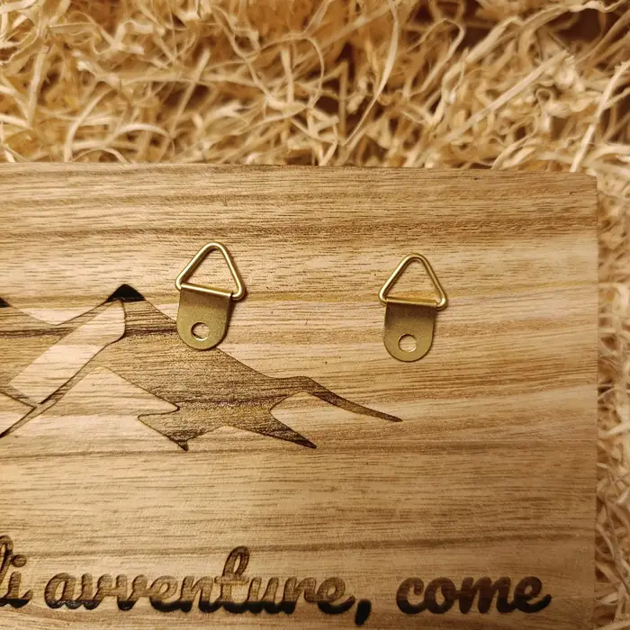 Targa in Legno di Paulownia Grande: Regalo Escursionista Personalizzato