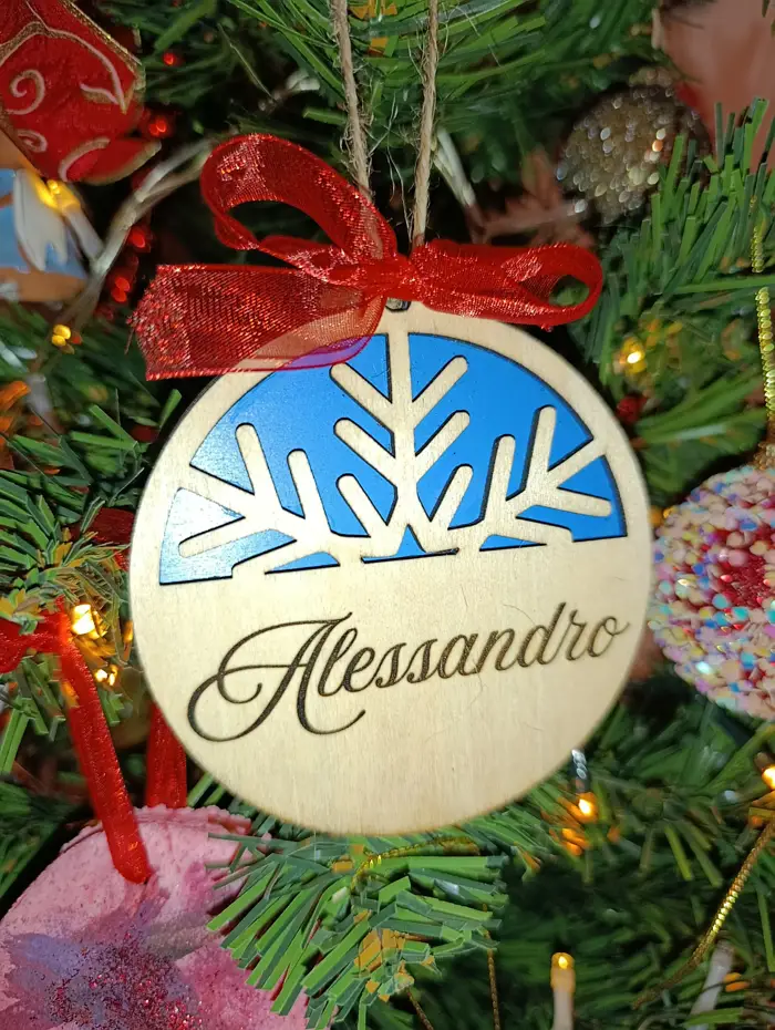 Pallina di Natale con nome